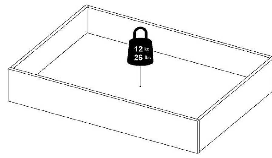 Bettgestelle * | Ebuy24 Nada Bett Glas Weis