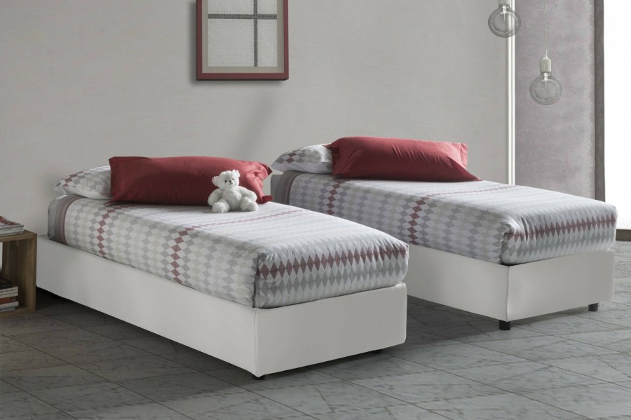 Boxspringbetten * | Talamo Italia Einzelbett Silvia Sommier