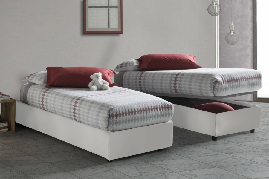 Boxspringbetten * | Talamo Italia Einzelbett Silvia Sommier