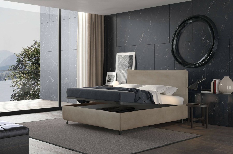 Boxspringbetten * | Talamo Italia Puccini Quadratisches Und