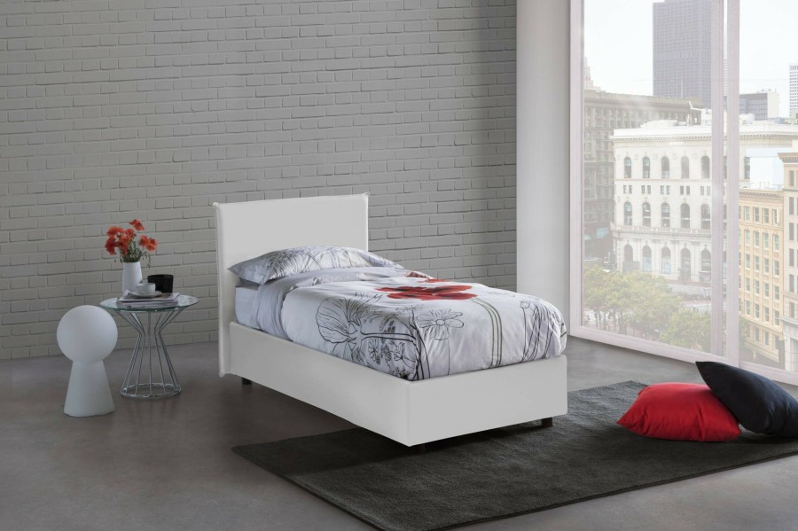 Boxspringbetten * | Talamo Italia Einzelbett Anna Mit