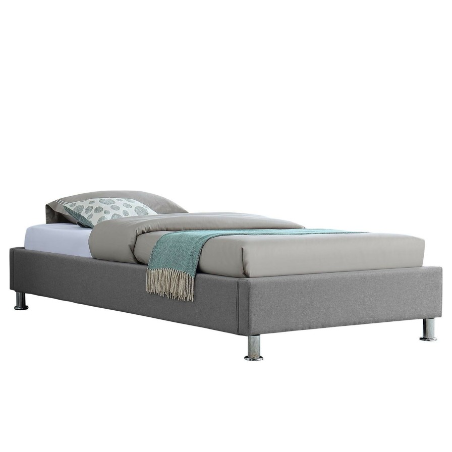 Bettgestelle * | Caro-Mobel Futonbett Laredo 90 200 Cm Grau