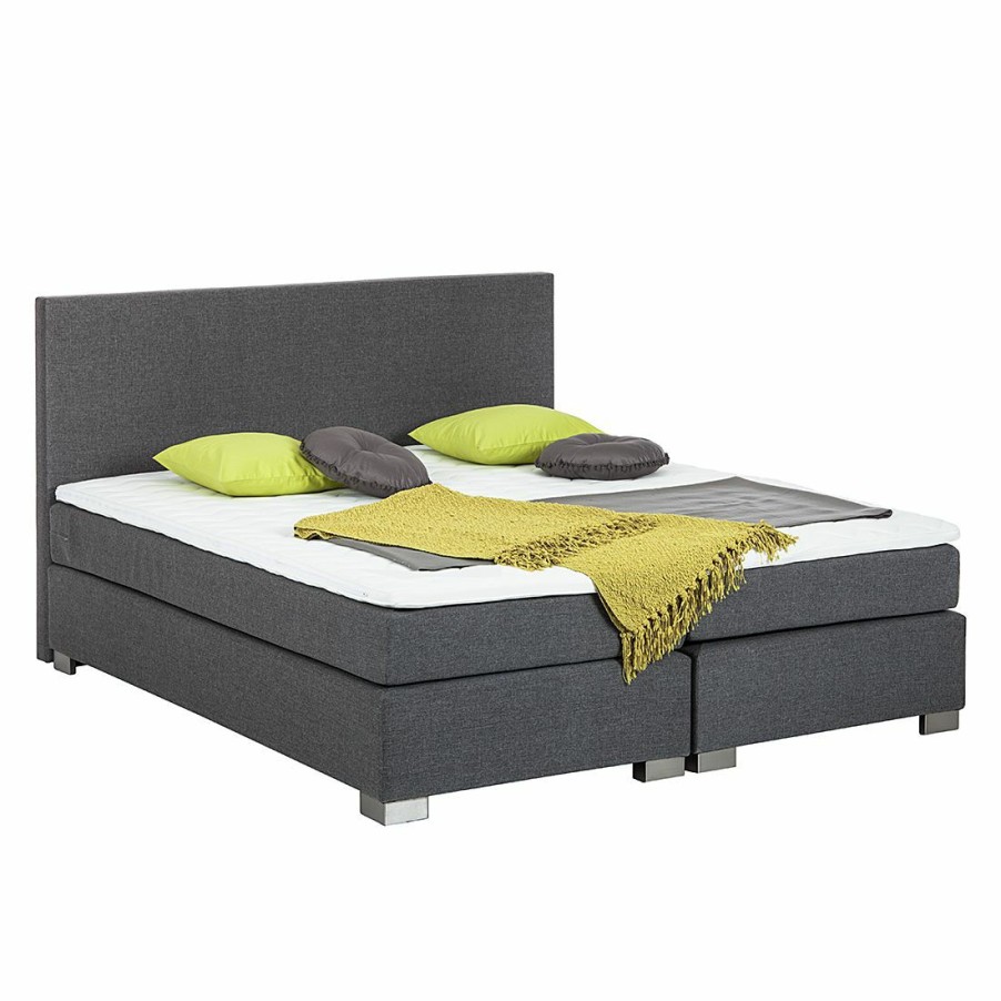 Boxspringbetten * | Fredriks Boxspringbett Ramona Ii Grau 180 X 200Cm