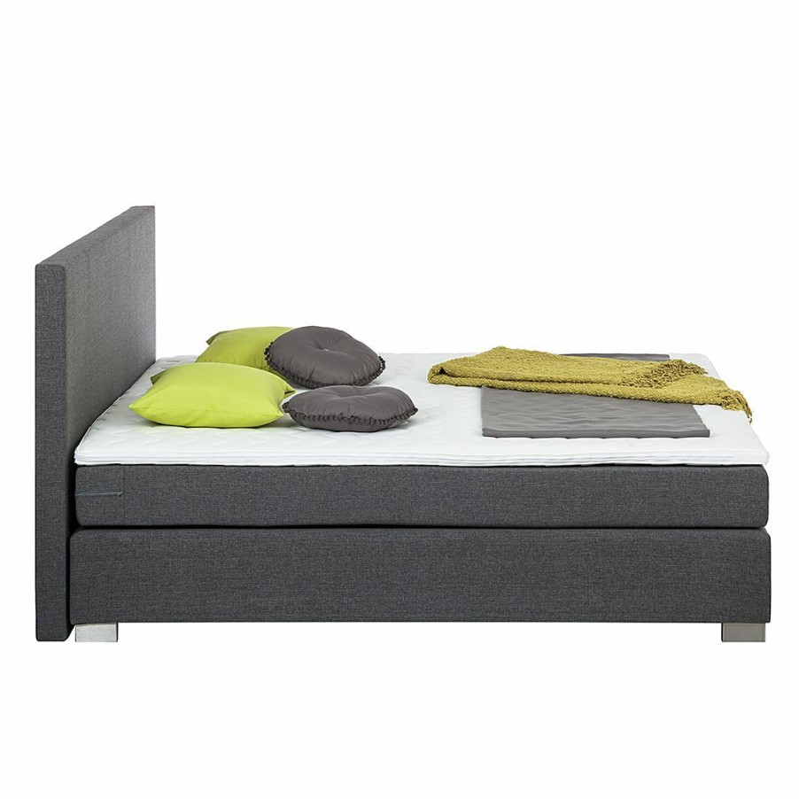 Boxspringbetten * | Fredriks Boxspringbett Ramona Ii Grau 180 X 200Cm