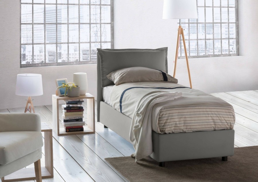 Boxspringbetten * | Talamo Italia Einzelbett Veronica Mit