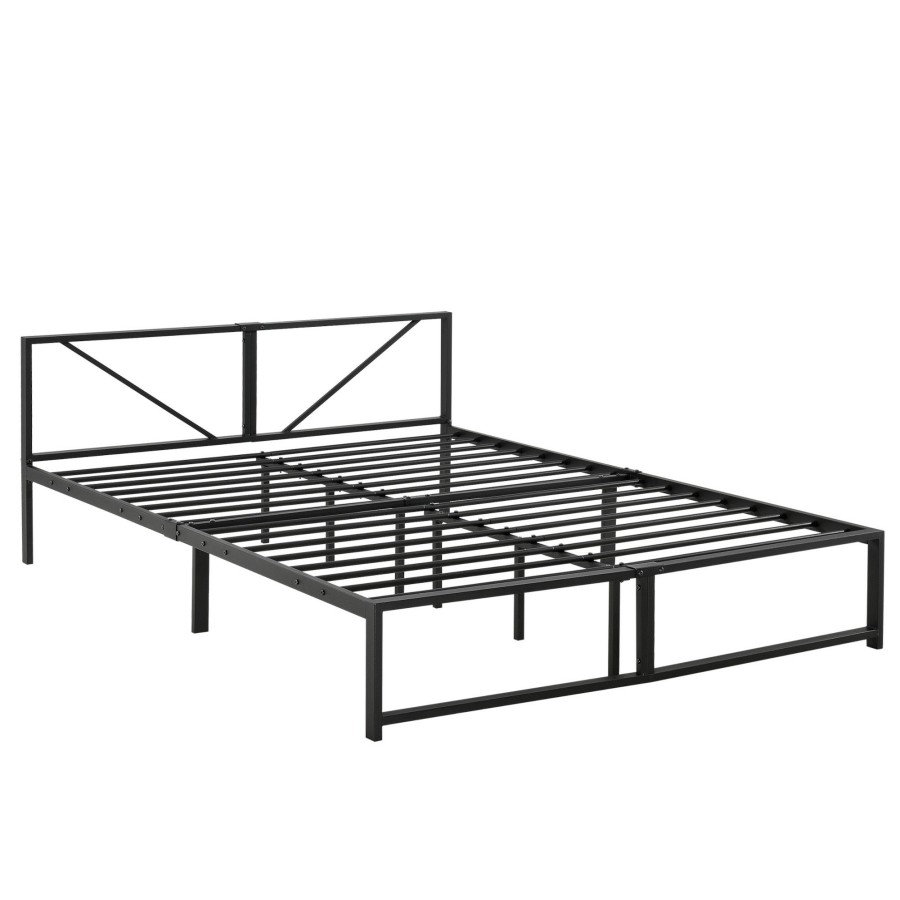 Bettgestelle * | En.Casa Metallbett Meran Breite: 145 Cm