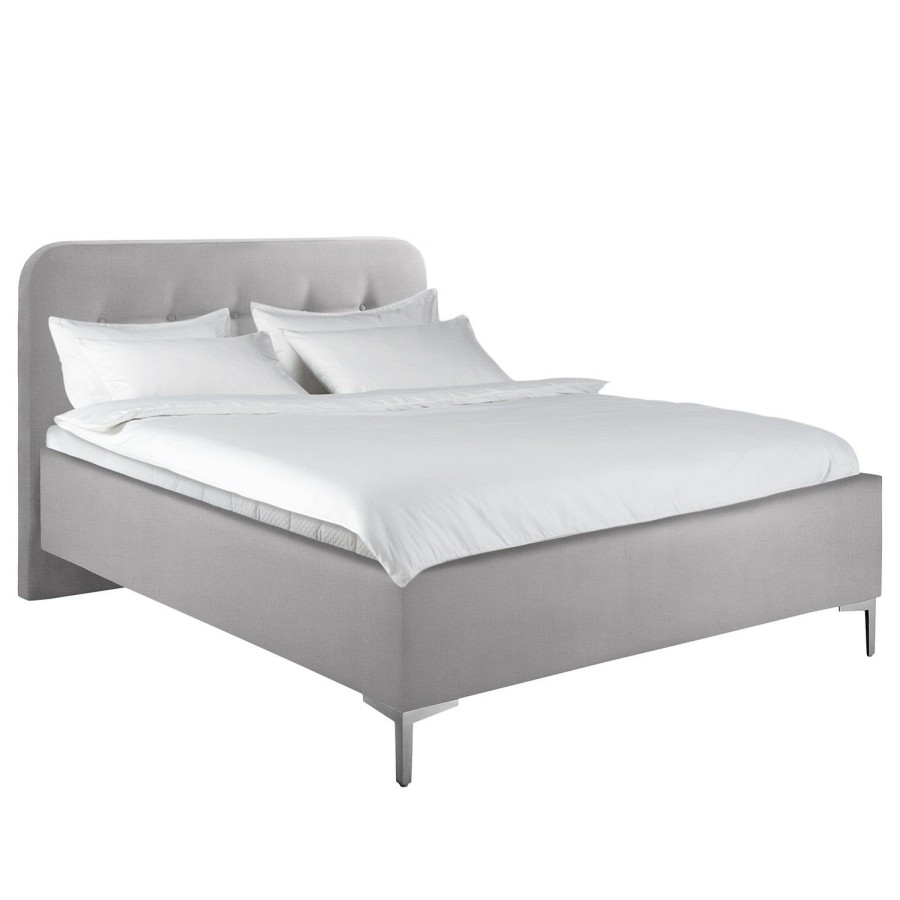 Bettgestelle * | Loftscape Gestellbett Riobamba Silber 140 X 200Cm