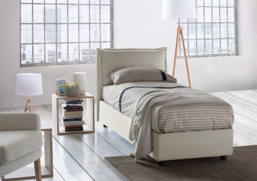 Boxspringbetten * | Talamo Italia Einzelbett Veronica Mit