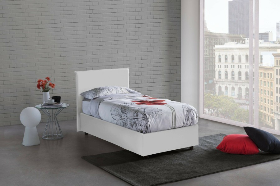 Boxspringbetten * | Talamo Italia Einzelbett Anna Mit