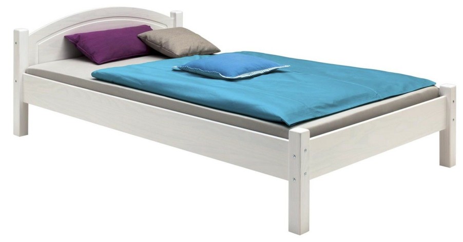 Bettgestelle * | Idimex Holzbett Marie 90 200 Cm Weis 98 X 211 Cm