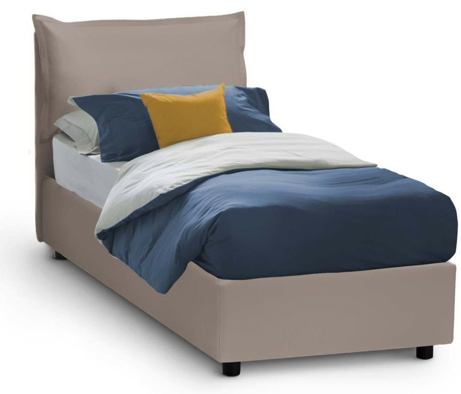 Boxspringbetten * | Talamo Italia Einzelbett Veronica Mit