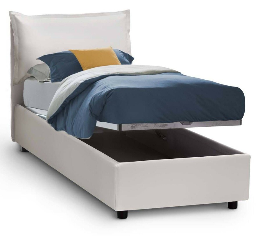 Boxspringbetten * | Talamo Italia Einzelbett Veronica Mit