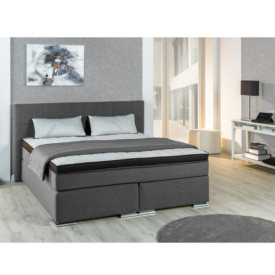 Boxspringbetten * | Loftscape Boxspringbett Senga Webstoff 180 X 200Cm