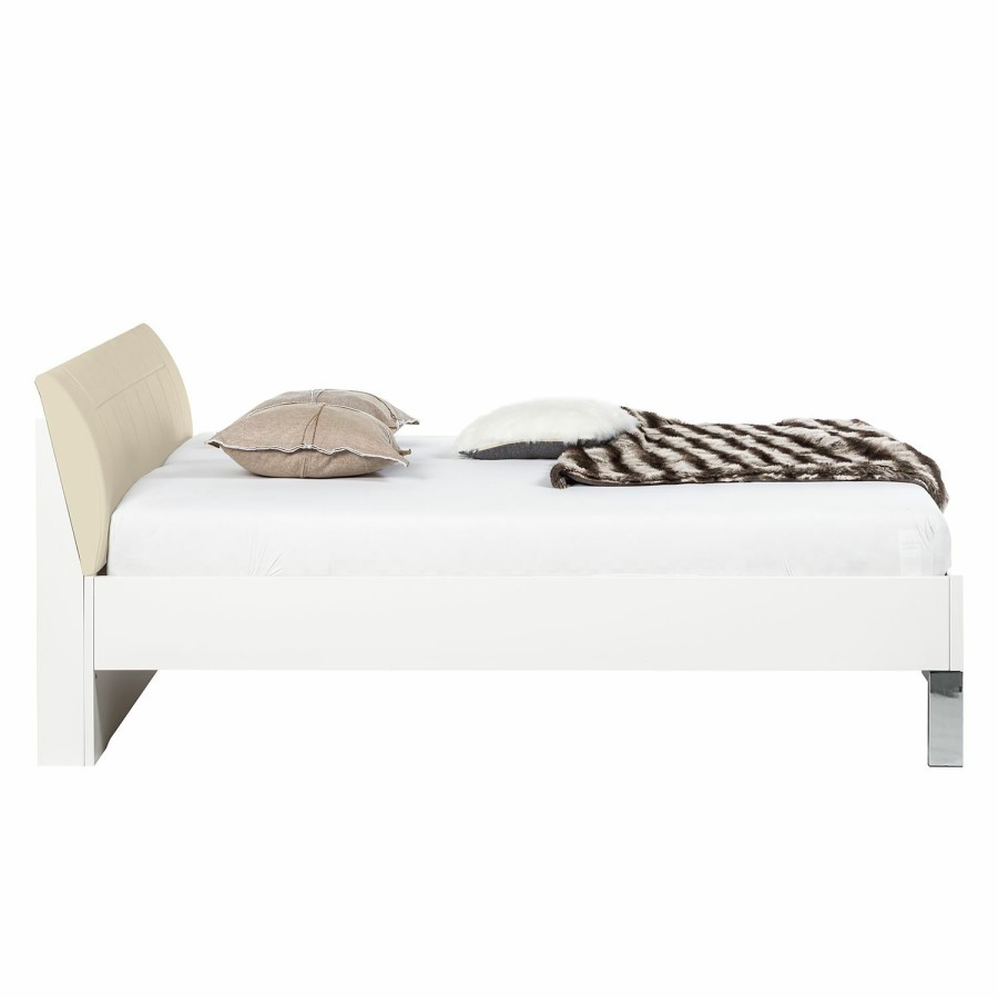 Bettgestelle * | Wiemann Futonbett Chicago Creme 180 X 200Cm