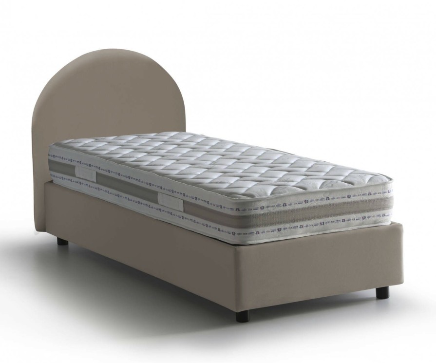 Boxspringbetten * | Talamo Italia Einzelbett Luna Mit