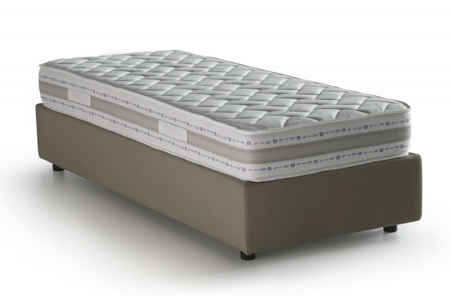 Boxspringbetten * | Talamo Italia Einzelbett Silvia Sommier