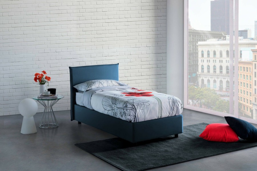 Boxspringbetten * | Talamo Italia Einzelbett Anna Mit