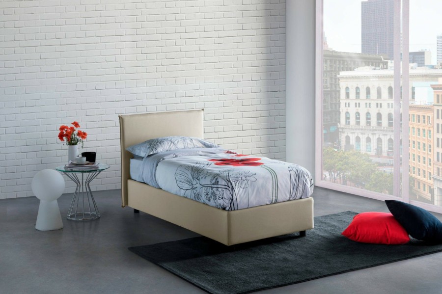 Boxspringbetten * | Talamo Italia Einzelbett Anna Mit