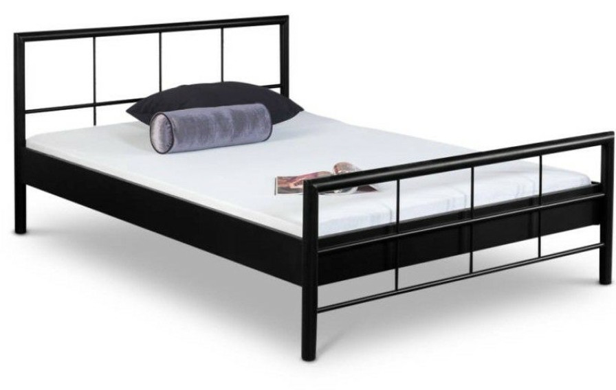 Bettgestelle * | Einrichten24 Metallbett Ruby Schwarz Breite: 100 Cm