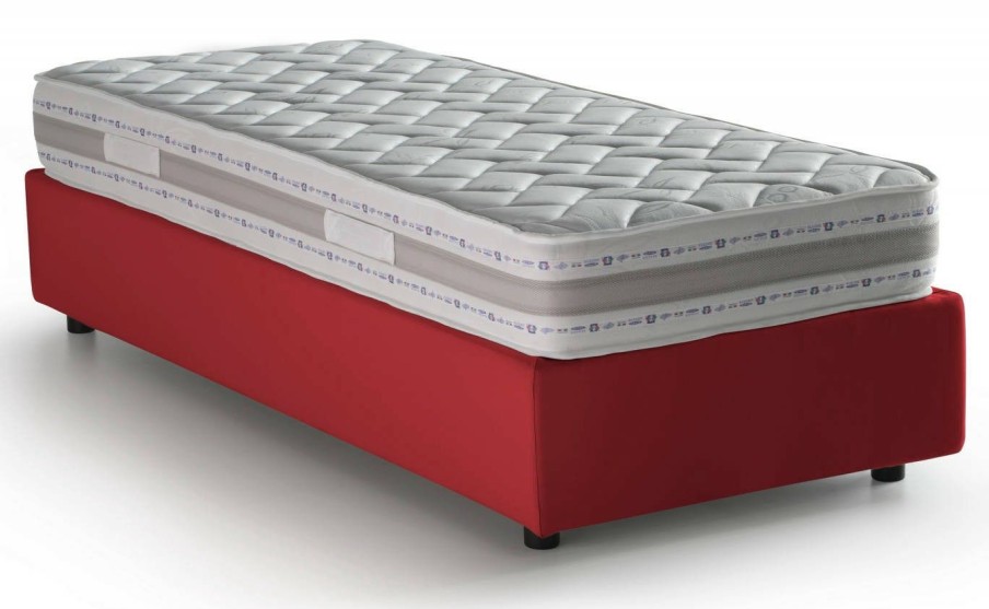 Boxspringbetten * | Talamo Italia Einzelbett Silvia Sommier