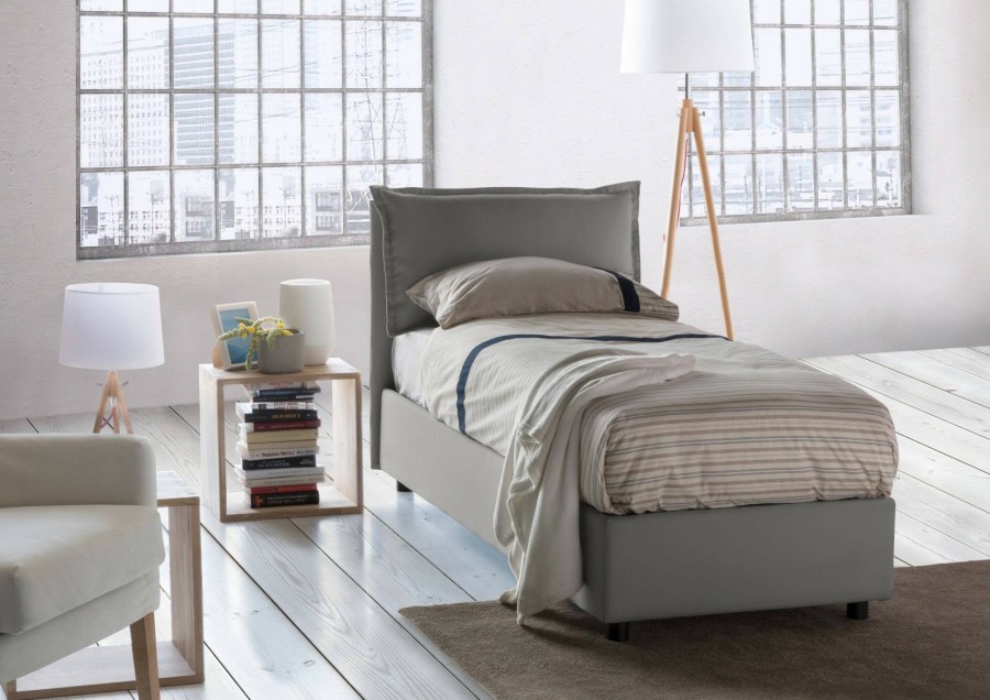 Boxspringbetten * | Talamo Italia Einzelbett Veronica Mit