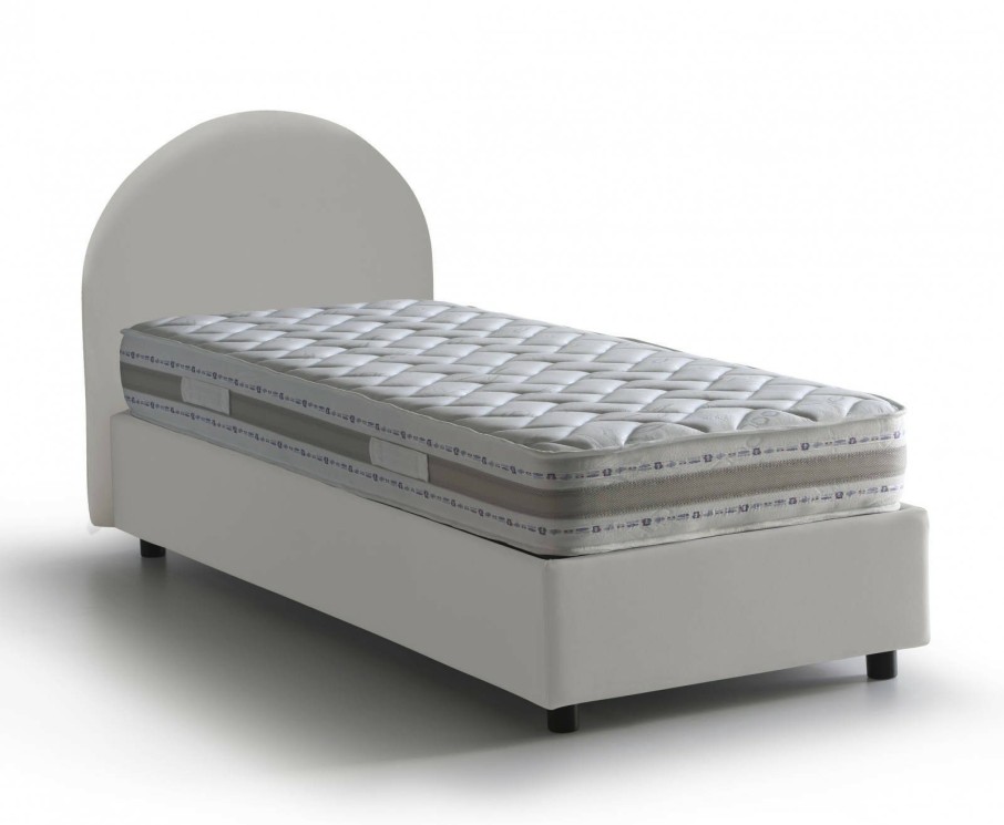 Boxspringbetten * | Talamo Italia Einzelbett Luna Mit