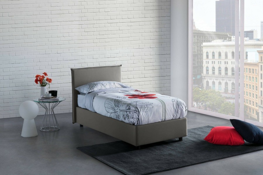 Boxspringbetten * | Talamo Italia Einzelbett Anna Mit