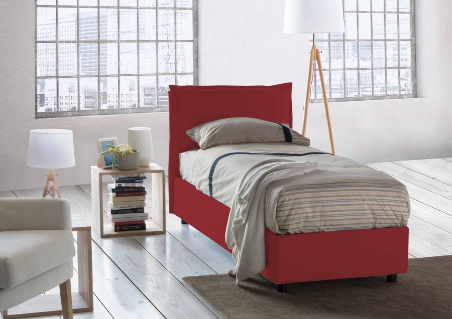 Boxspringbetten * | Talamo Italia Einzelbett Veronica Mit