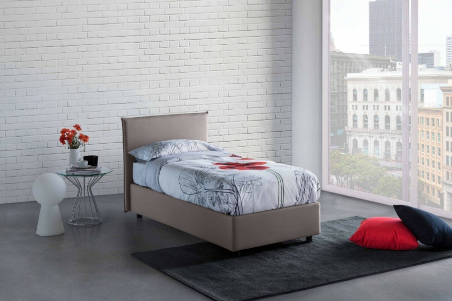 Boxspringbetten * | Talamo Italia Einzelbett Anna Mit