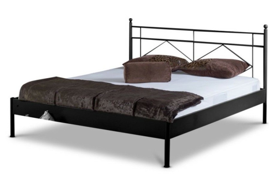 Bettgestelle * | Einrichten24 Metallbett Celina Baccara Breite: 180 Cm