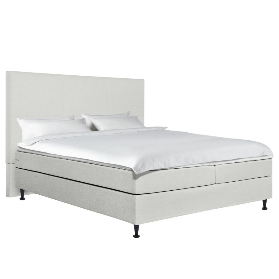 Boxspringbetten * | Loftscape Boxspringbett Peetri Silber 160 X 200Cm