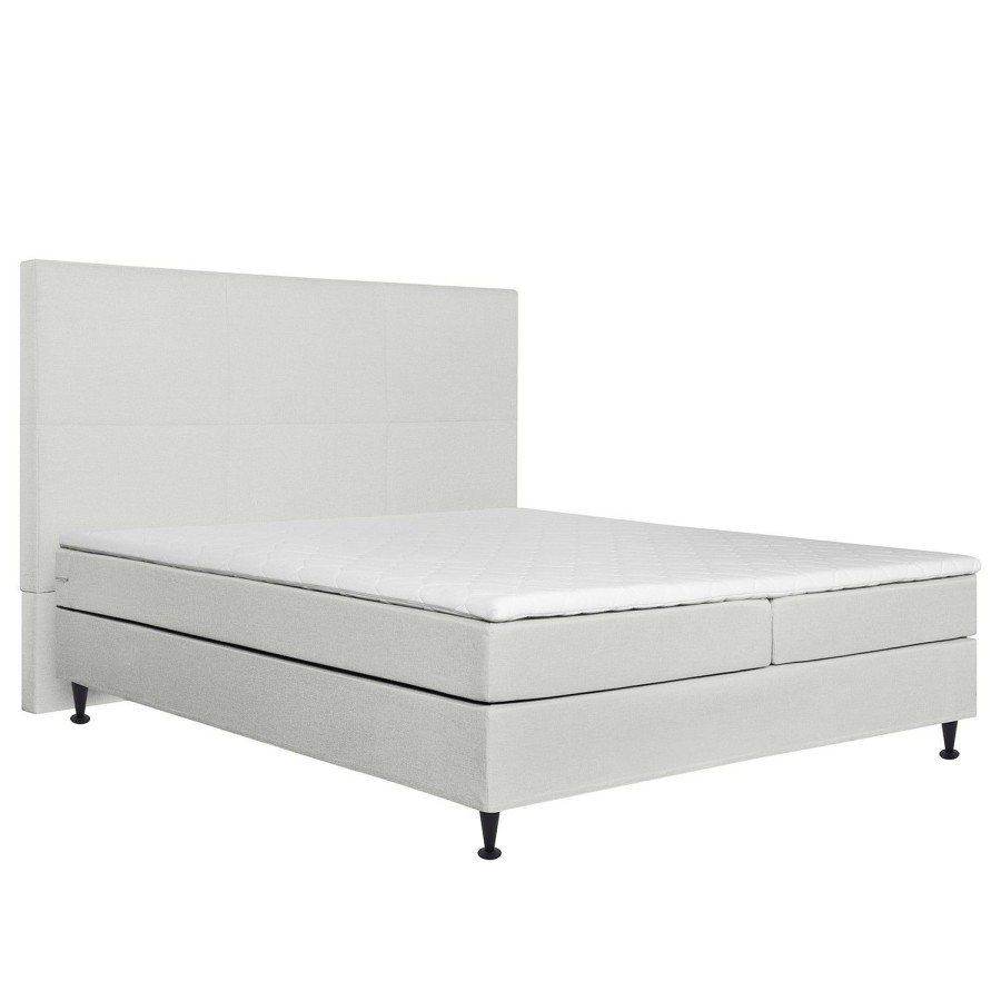 Boxspringbetten * | Loftscape Boxspringbett Peetri Silber 160 X 200Cm