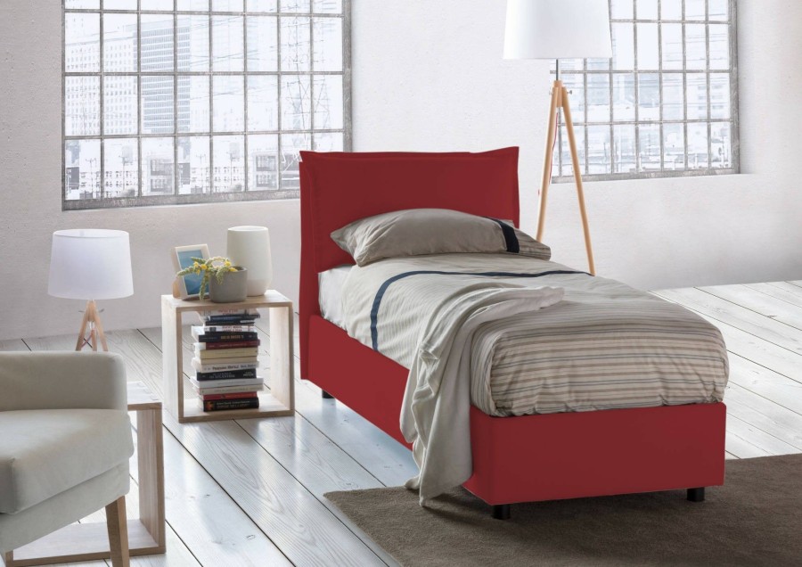 Boxspringbetten * | Talamo Italia Einzelbett Veronica Mit