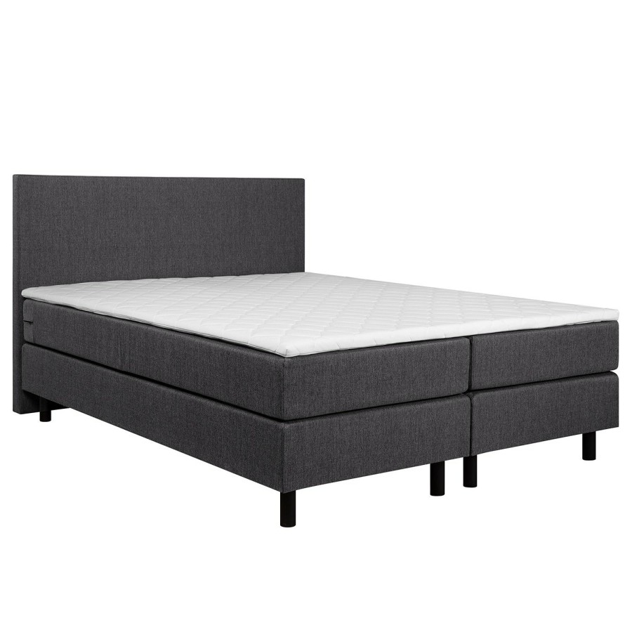 Boxspringbetten * | Loftscape Boxspringbett Mandja Grau 160 X 200Cm