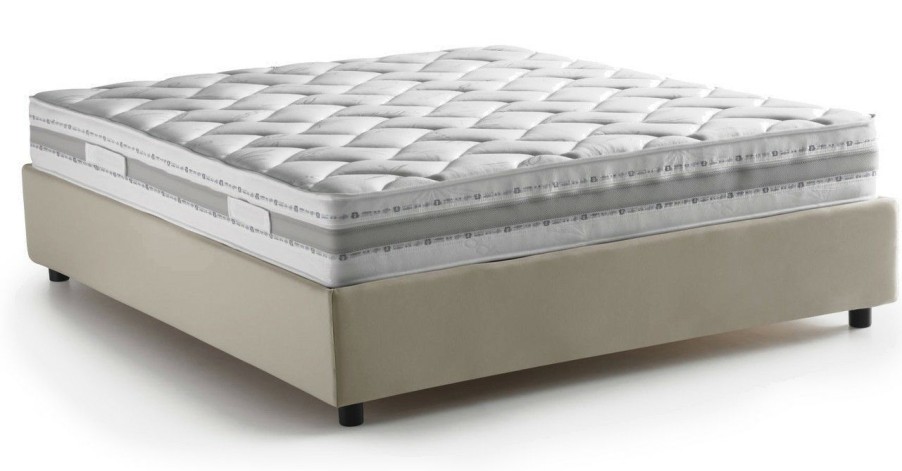 Boxspringbetten * | Talamo Italia Silvia Sommier Doppelbett