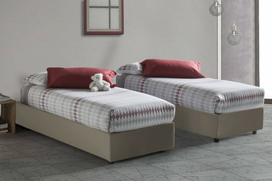 Boxspringbetten * | Talamo Italia Einzelbett Silvia Sommier