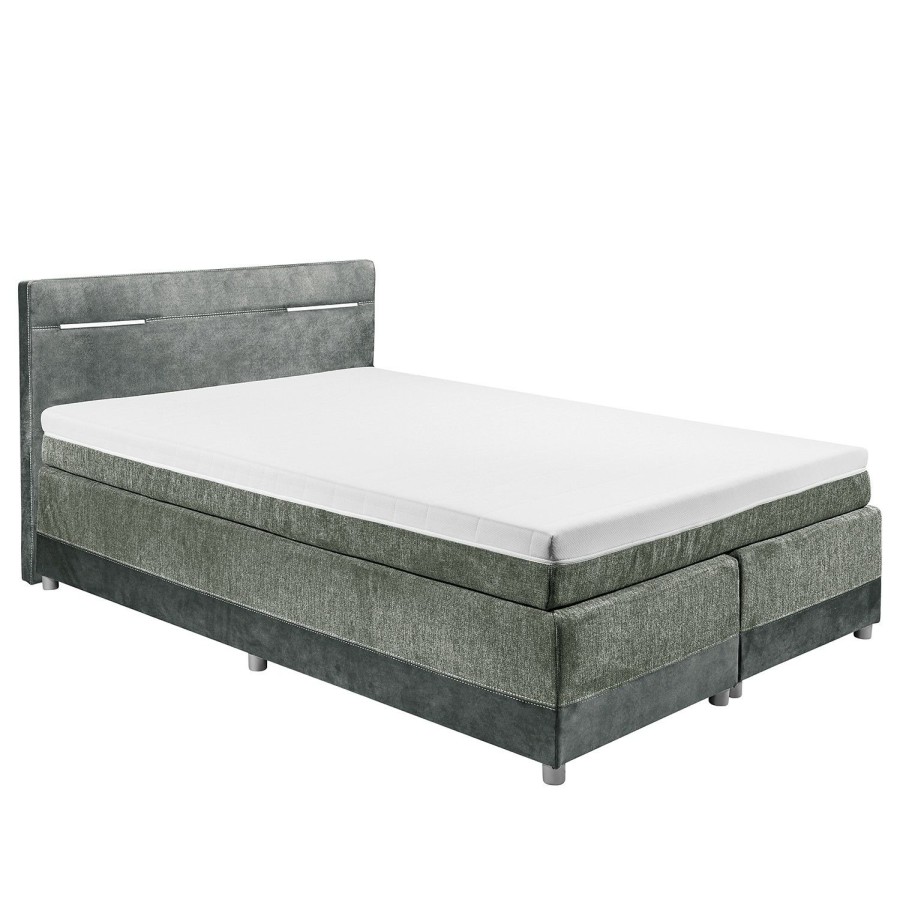 Boxspringbetten * | Loftscape Boxspringbett Falkland Grau 180 X 200Cm