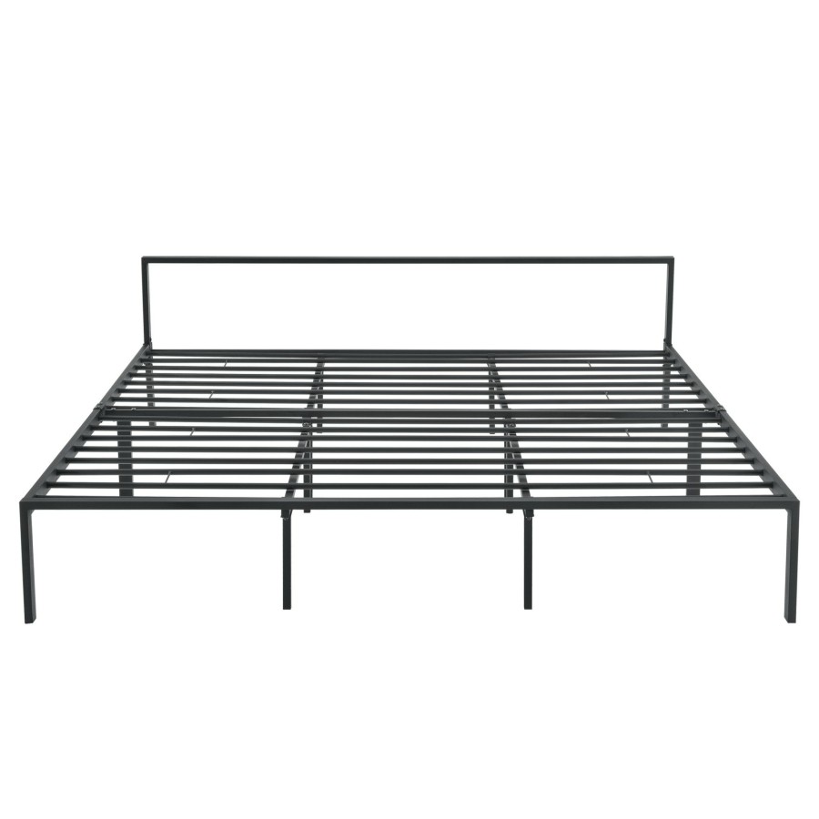 Bettgestelle * | En.Casa Metallbett Imatra Breite: 185 Cm