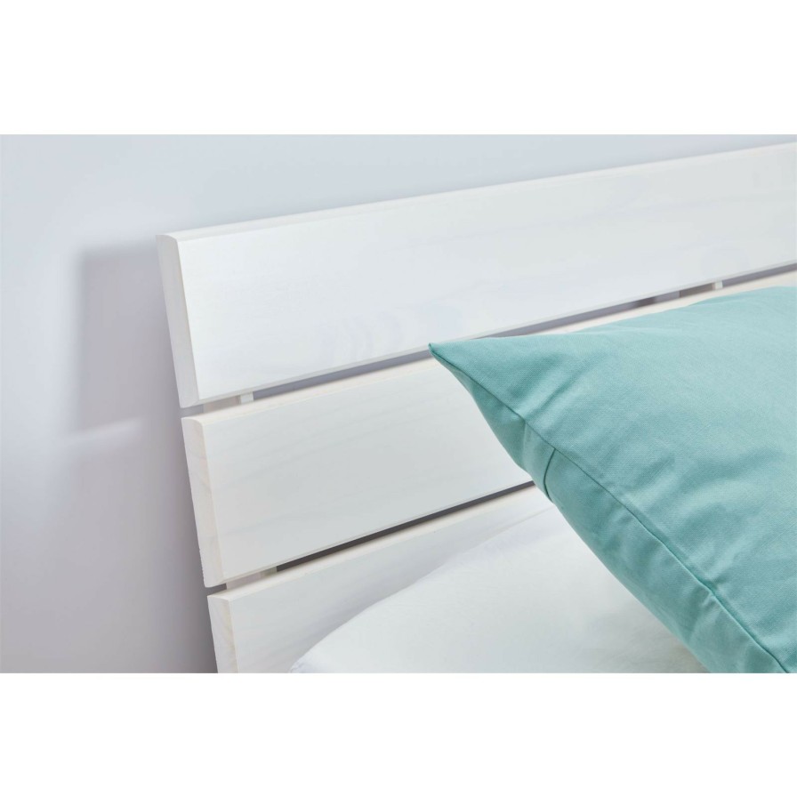 Bettgestelle * | Idimex Futonbett Thomas 140 190 Cm Weis