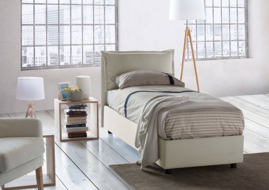 Boxspringbetten * | Talamo Italia Einzelbett Veronica Mit