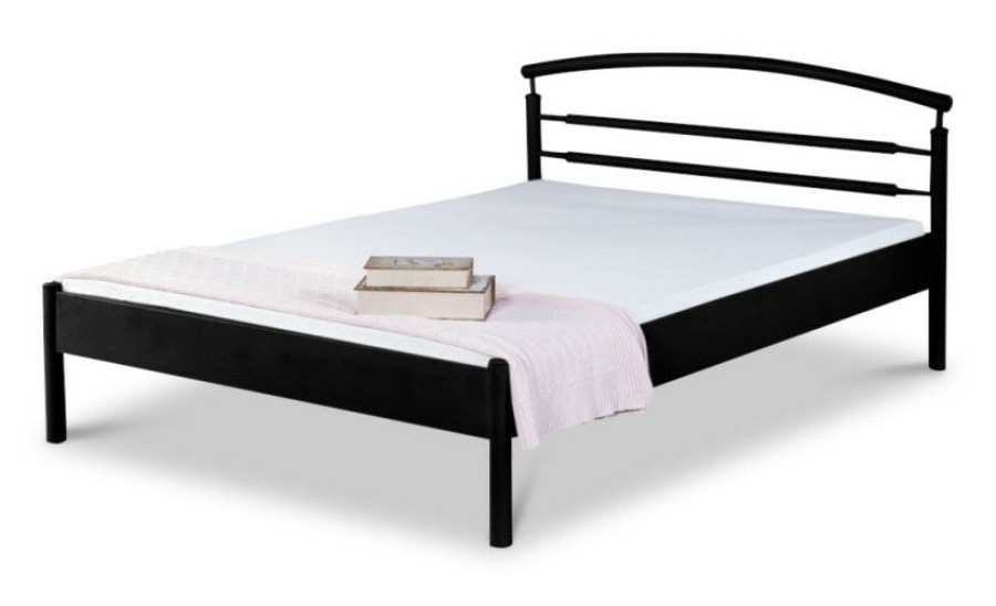 Bettgestelle * | Einrichten24 Metallbett Ella Schwarz Breite: 120 Cm