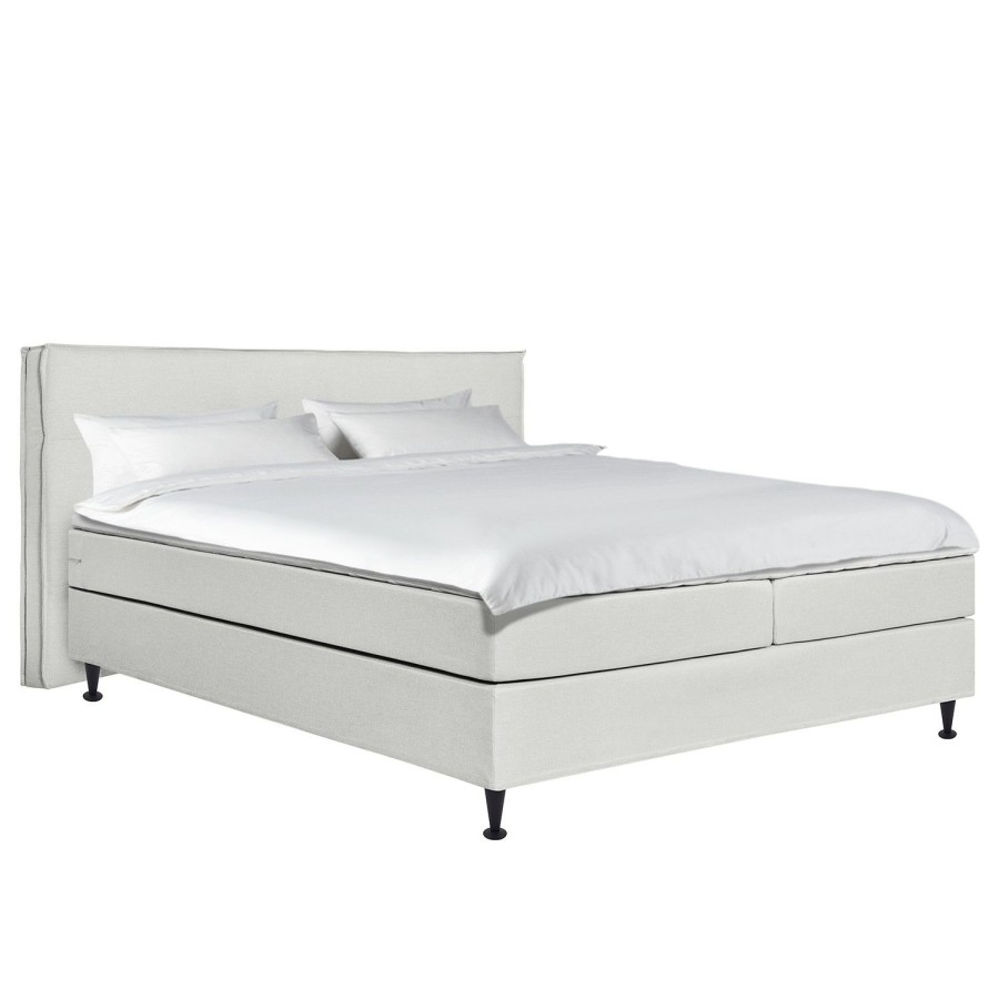 Boxspringbetten * | Loftscape Boxspringbett Cabo Rojo Silber 180 X 200Cm