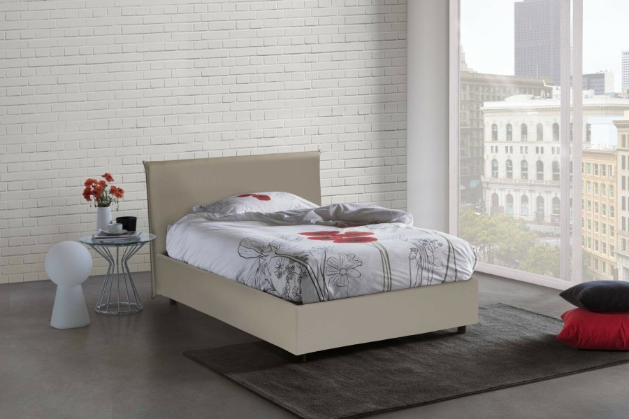 Boxspringbetten * | Talamo Italia Bett Anna Eineinhalb Mit