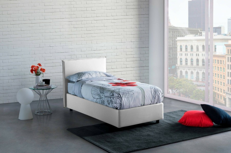 Boxspringbetten * | Talamo Italia Einzelbett Anna Mit