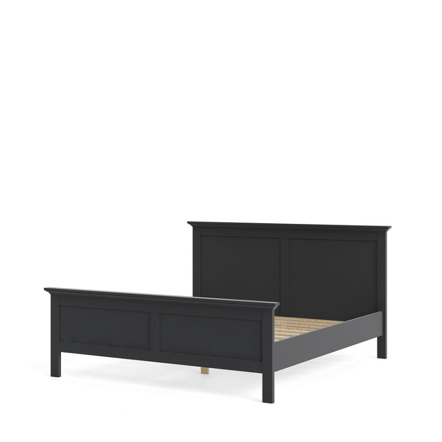 Bettgestelle * | Ebuy24 Venedig Bett Doppelbett 180 200 Cm, Venedig Bett Doppelbett 180 200 Cm, Mattgrau.