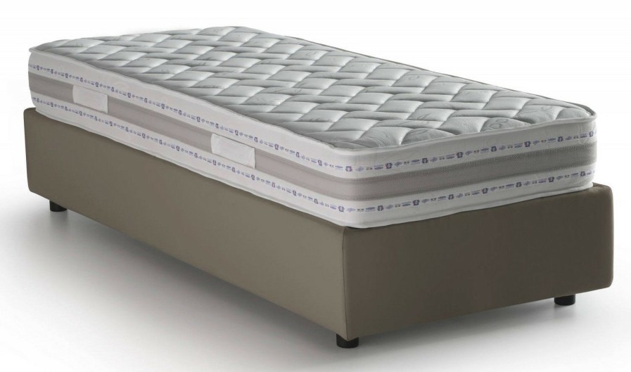 Boxspringbetten * | Talamo Italia Einzelbett Silvia Sommier