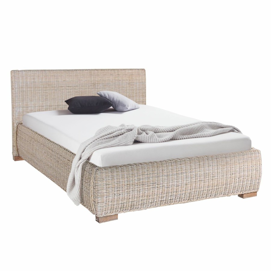 Bettgestelle * | Maison Belfort Rattanbett Sunne 180 X 200Cm