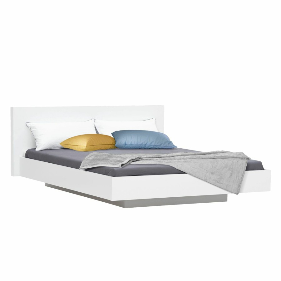 Bettgestelle * | Temahome Bett Float Weis 180 X 200Cm