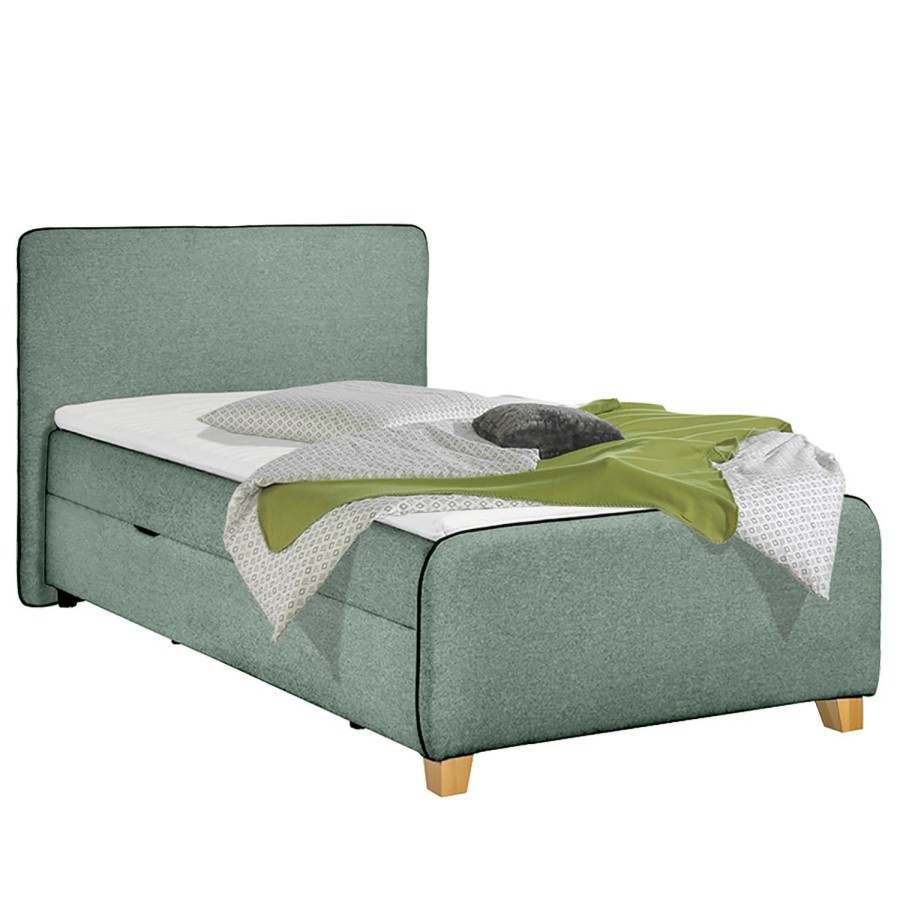 Boxspringbetten * | Loftscape Boxspringbett Cottage Grove Mint 120 X 200Cm