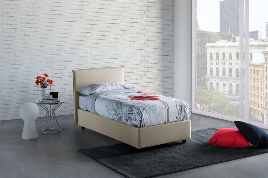 Boxspringbetten * | Talamo Italia Einzelbett Anna Mit